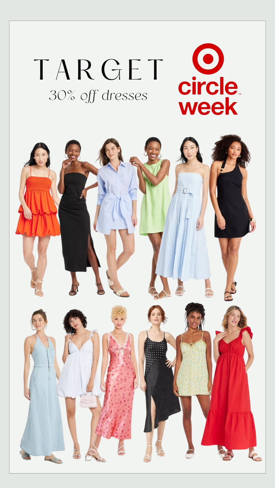 Target circle week is happening now! Up to 30% off of dresses, they’re all perfect for summer 

#LTKsalealert #LTKtravel #LTKfindsunder50