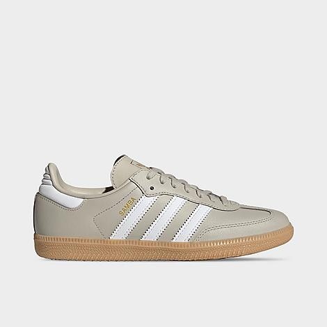 adidas Big Kids Originals Samba OG Casual Shoes in Wonder Alumina/White/Gum Size: 6.5 | Finish Line (US)