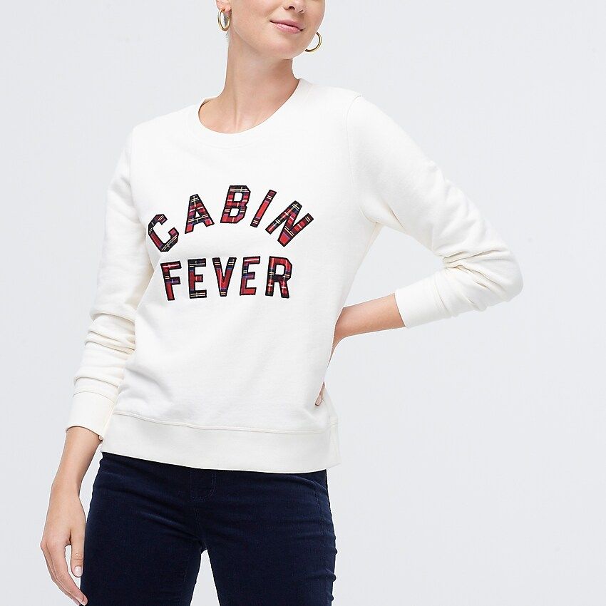 "Cabin fever" sweatshirt | J.Crew Factory