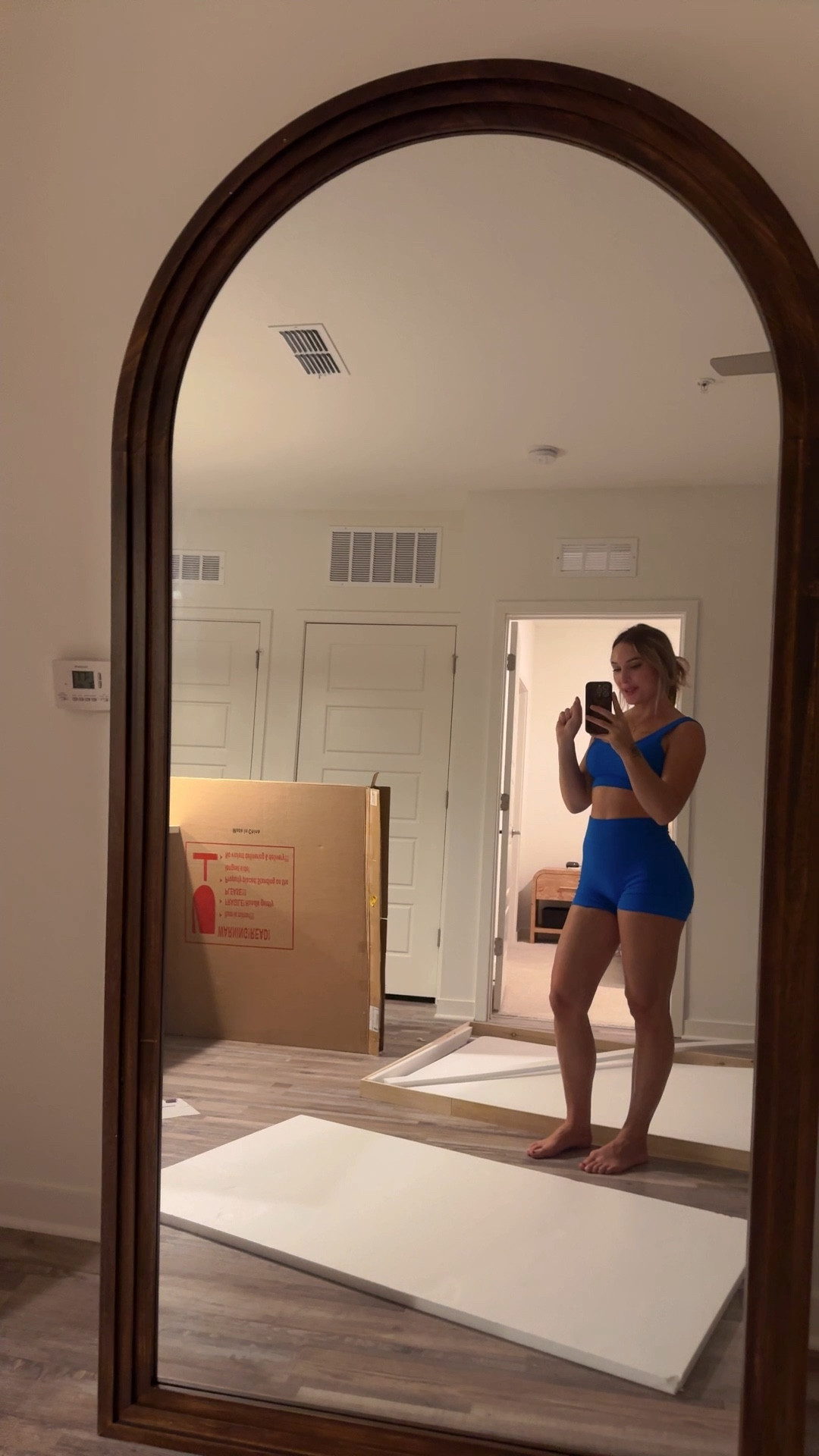 So impressed with this full length mirror. It’s heavy wooden and came so well packaged from Amazon!

#LTKHome #LTKStyleTip