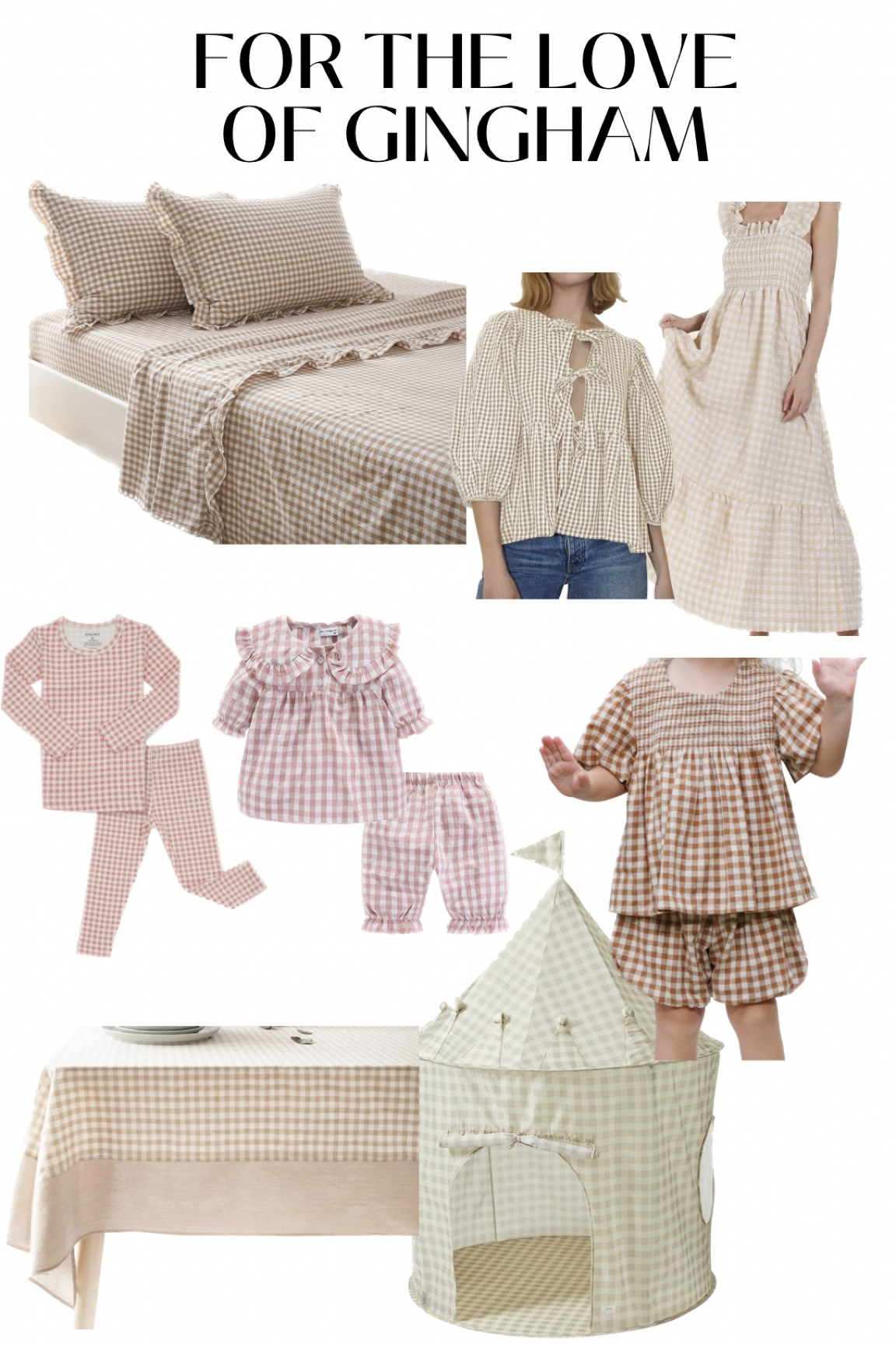 For my fellow gingham lovers! 