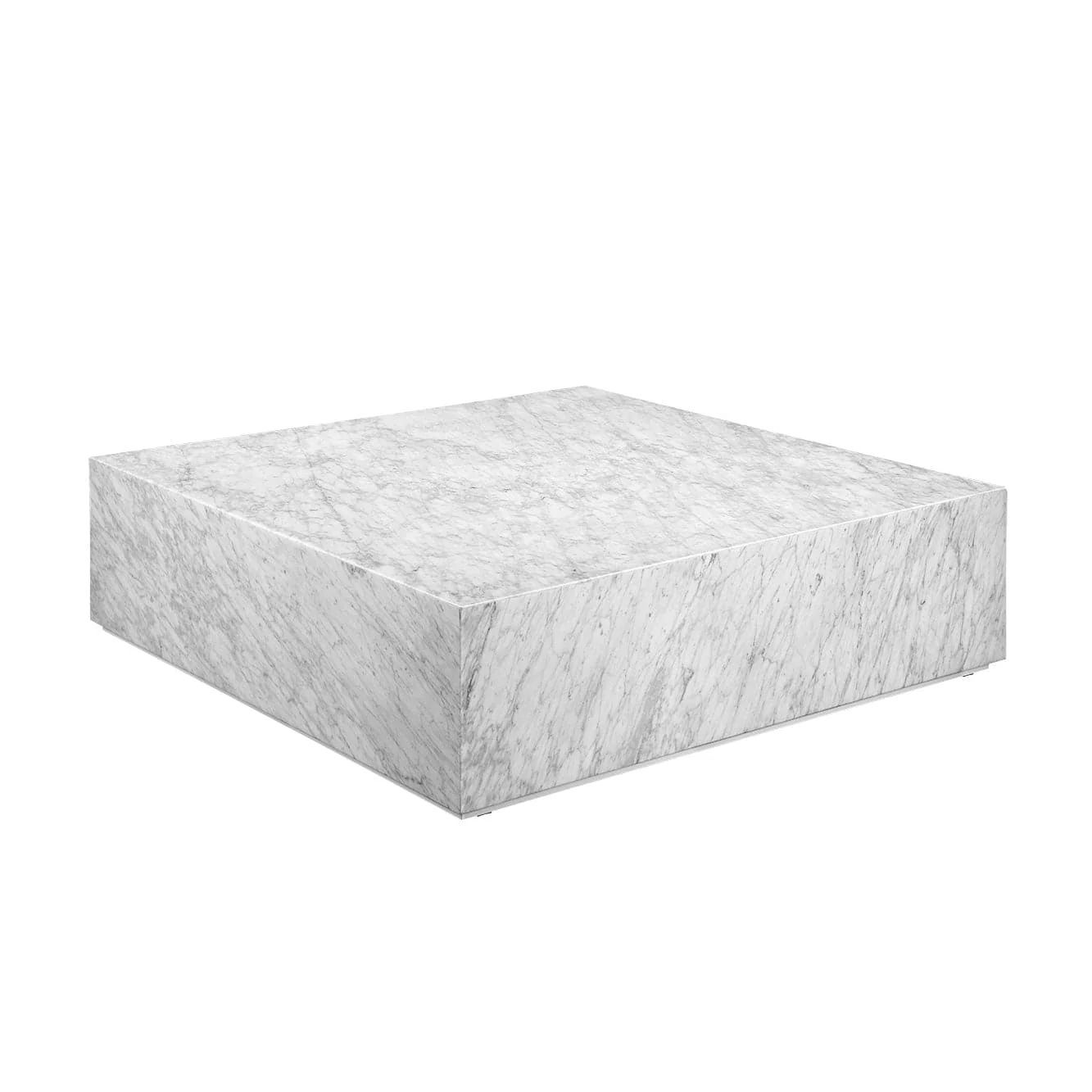 Marble Monolith Square Coffee Table | France and Son