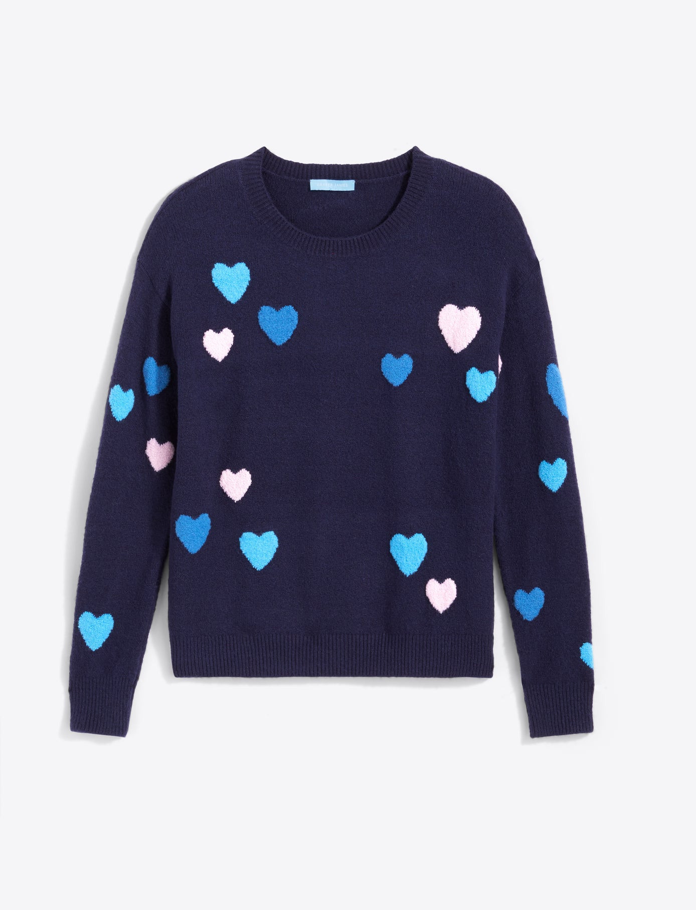 Multi Heart Crewneck Sweater | Draper James (US)