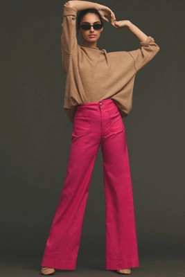 The Colette Full-Length Wide-Leg Pants by Maeve | Anthropologie (US)