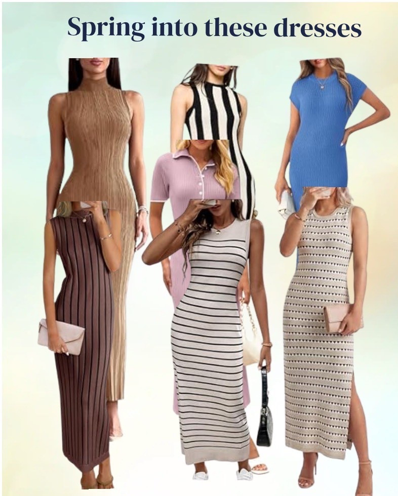 These dresses say comfort and style for the Spring. Wear them with a cardigan or denim jacket for that extra touch.
#springdresses #styleinspo 

#LTKootd #LTKMidsize #LTKSeasonal