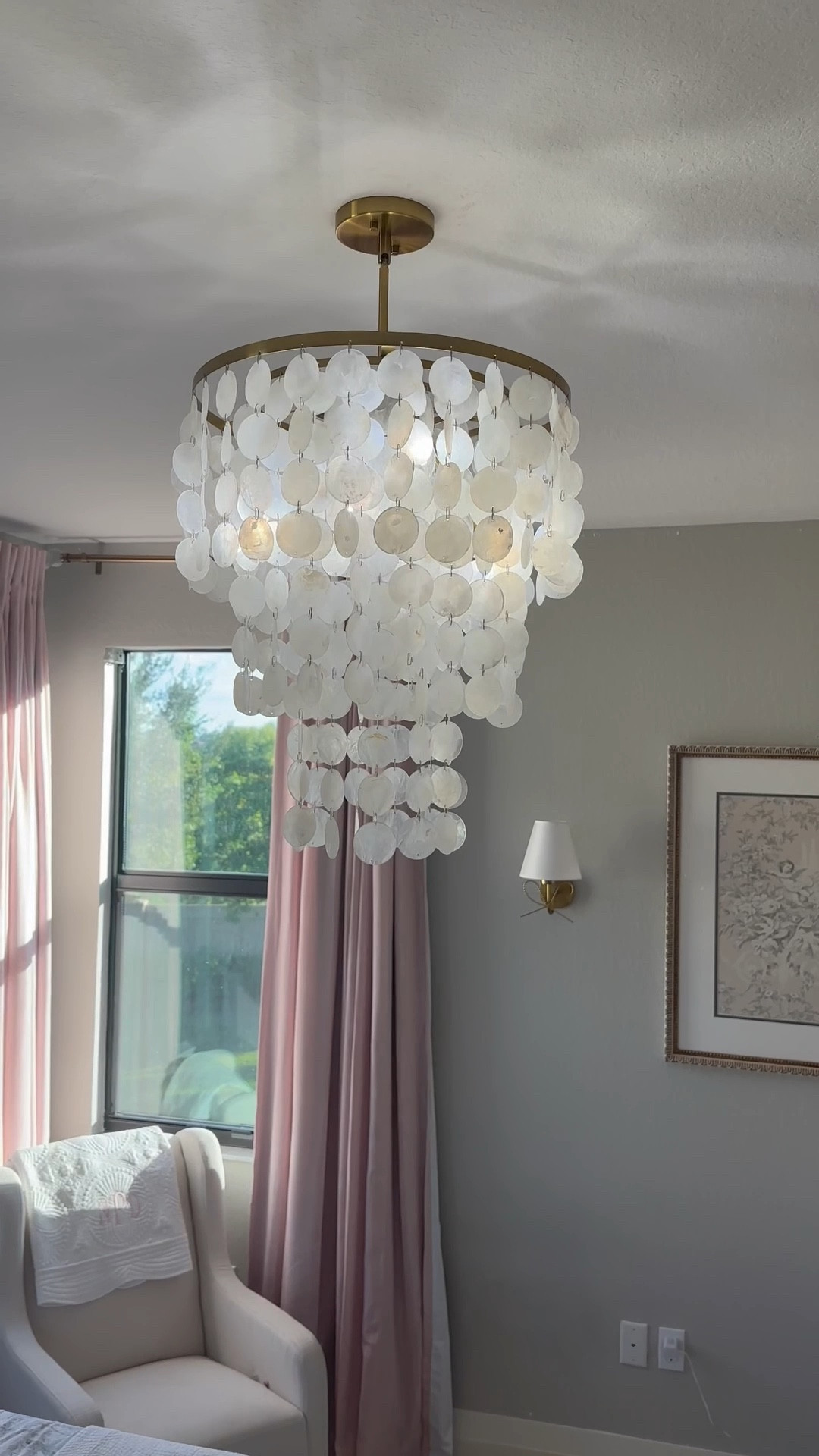 The perfect light fixture for an elegant princess room 
#princessroom #amazonhome #amazonlightfixture #girlroom #curtains #sconces 

#LTKHome #LTKKids