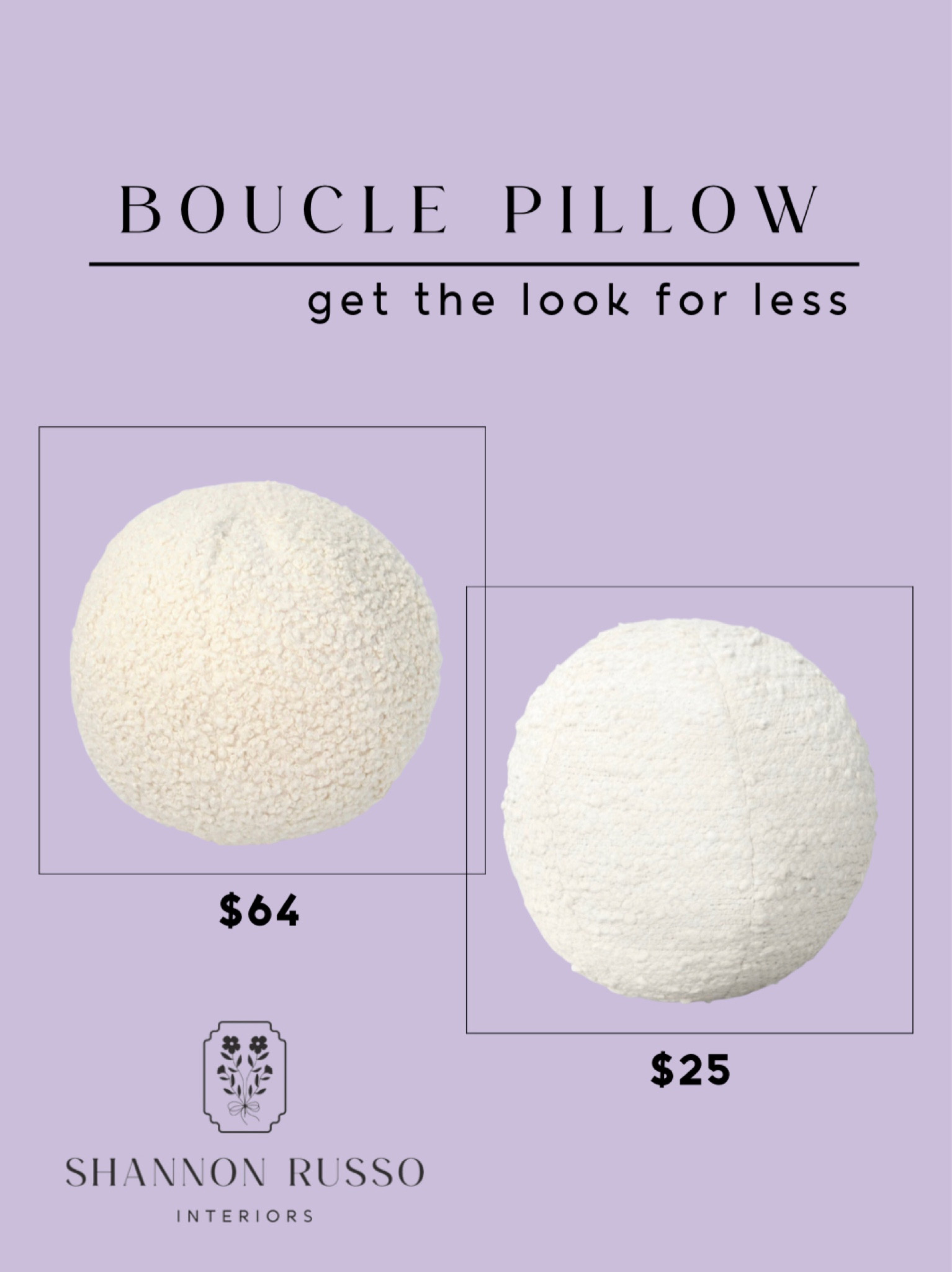 Boucle sphere pillow, round pillow, trendy pillow, ivory pillow, white, neutral home accents, home decor, interior designer finds

#LTKfindsunder50 #LTKhome #LTKstyletip