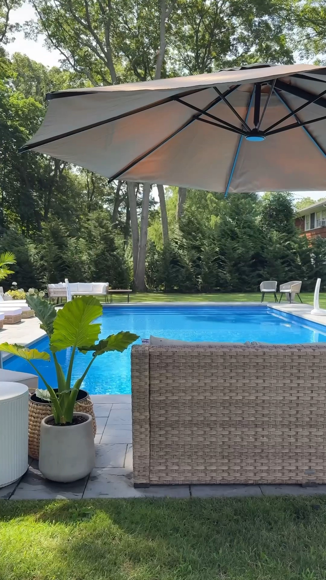 I found the ultimate patio umbrella! ✨

This 10 ft neutral 360° rotating cantilever umbrella is a game changer. It’s fully adjustable, with a crank system for easy unfolding, and a pedal to allow for quick and easy rotation. There’s even a tilt to provide optimal shade. The best part is the UPF 50+ fabric providing UV protection for those sunny days of summer. It closes easily and is secured with its sturdy, weighted base and clasp. This umbrella has upgraded our outdoor oasis and is one of my top Amazon outdoor finds!☀️

xo, Danielle

#LTKSaleAlert #LTKHome #LTKSeasonal