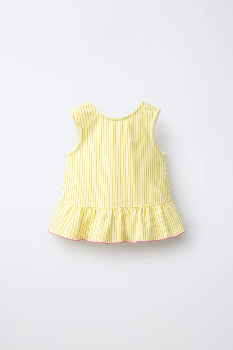 CONTRAST STRIPE TOP | Zara US