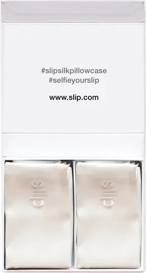slip Pure Silk White King Pillowcase Set $220 Value | Nordstrom | Nordstrom