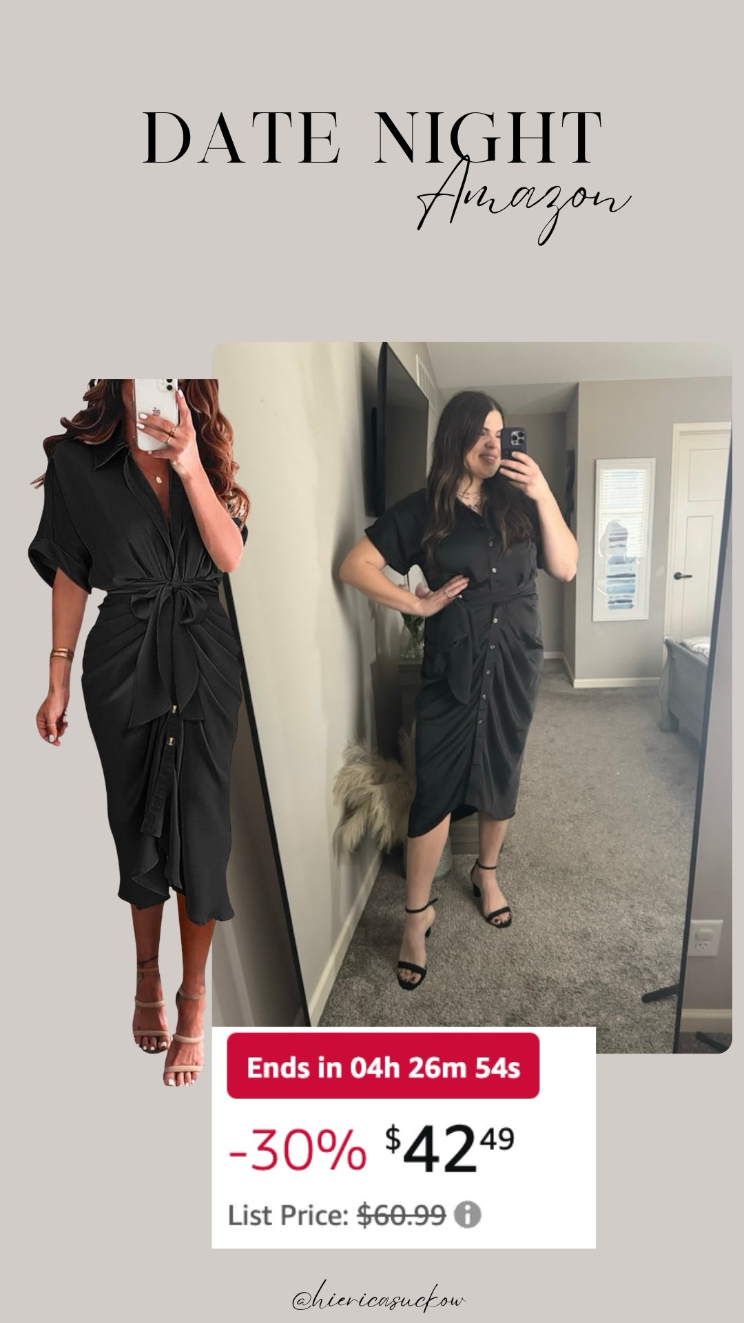 Amazon black dress on sale! 

Amazon wedding gastric, midsize wedding guest dress, midsize black dress, Amazon black dress, work dress, midsize outfit, funeral outfit, vacation dress

#LTKfindsunder50 #LTKsalealert #LTKmidsize