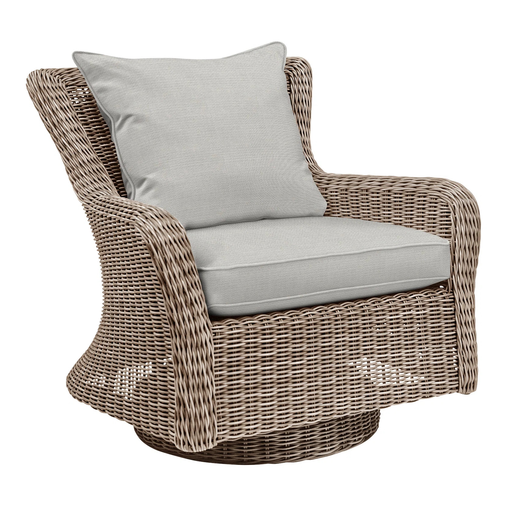 Sag Harbor Swivel Rocking Chair with Cushions | Perigold