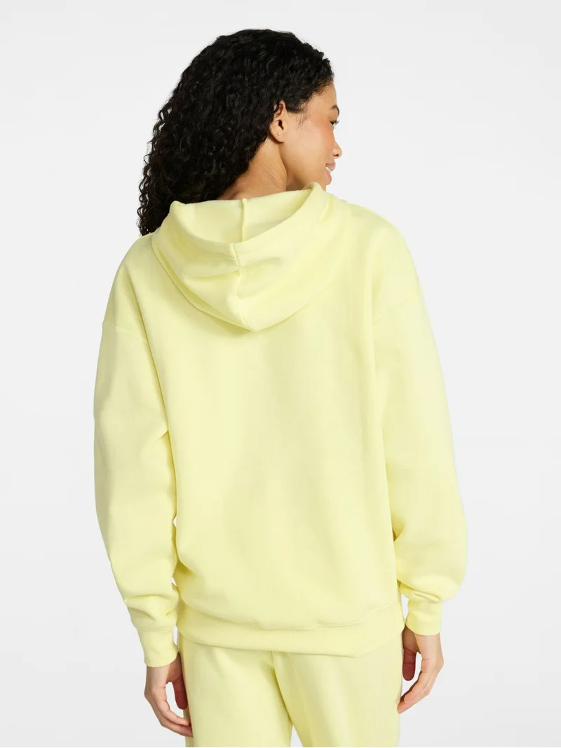No Boundaries Essential Fleece Hoodie, Women's XXS-XXL | Walmart (US)