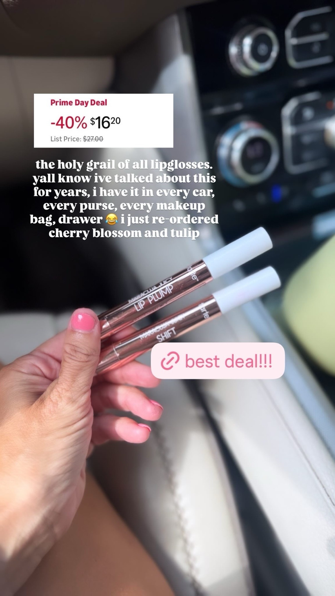 best lip gloss on sale for prime day!!