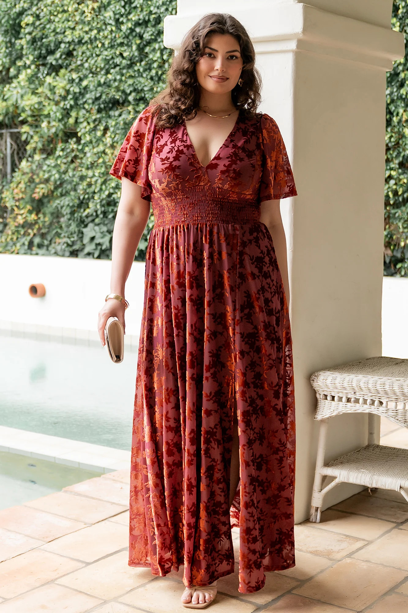 Veronica Velvet Maxi Dress | Baltic Born