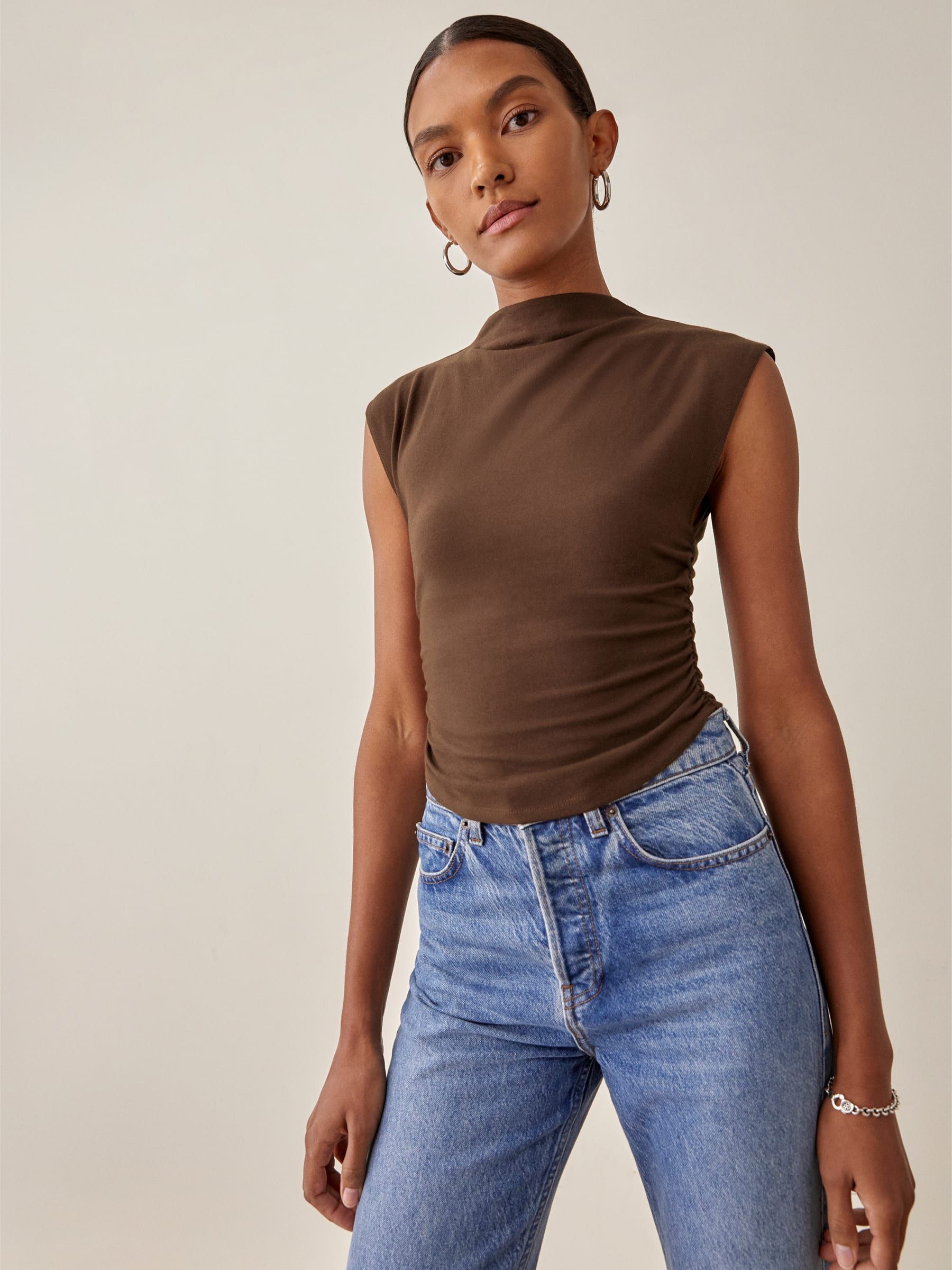 Lindy Knit Top | Reformation (Global)