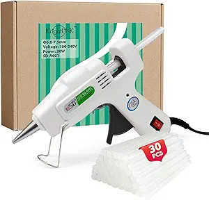 Hot Glue Gun Kit with 30 Glue Sticks, Fast Preheating Hot Melt, High Temp for School Crafts DIY A... | Amazon (US)