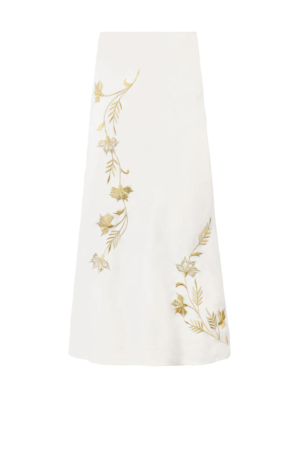 Lily Skirt - Ivory & Gold | Rosewater Collective