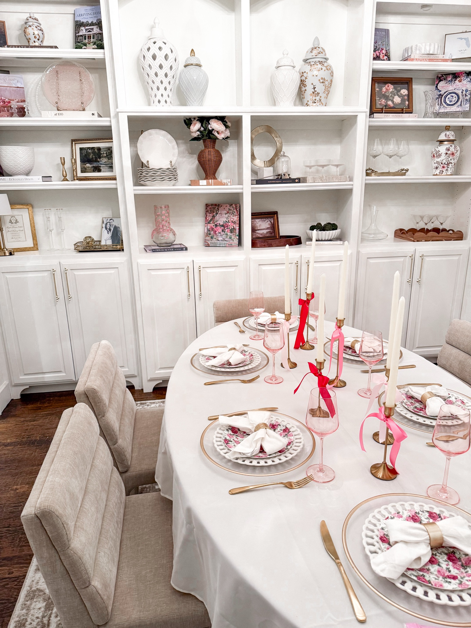 Valentines Day Tablescape 

#LTKSeasonal #LTKHome