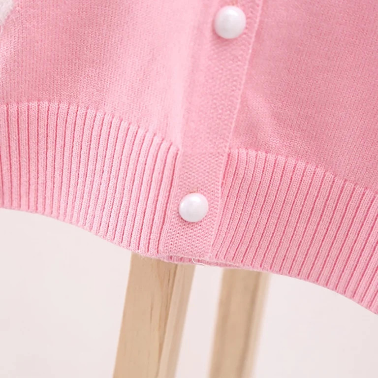 Odeerbi Toddler Girls Thermal Cardigan Sweater Fashion Casual Long Sleeve Winter Warm Knit Sweate... | Walmart (US)