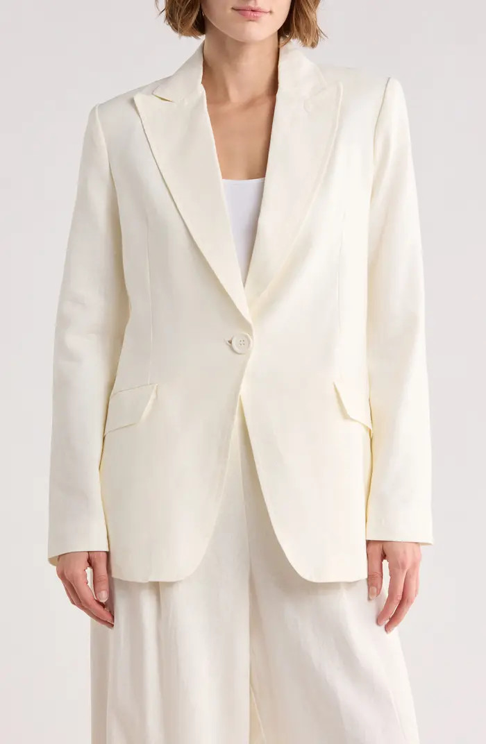 Linen Blend Blazer | Nordstrom Rack