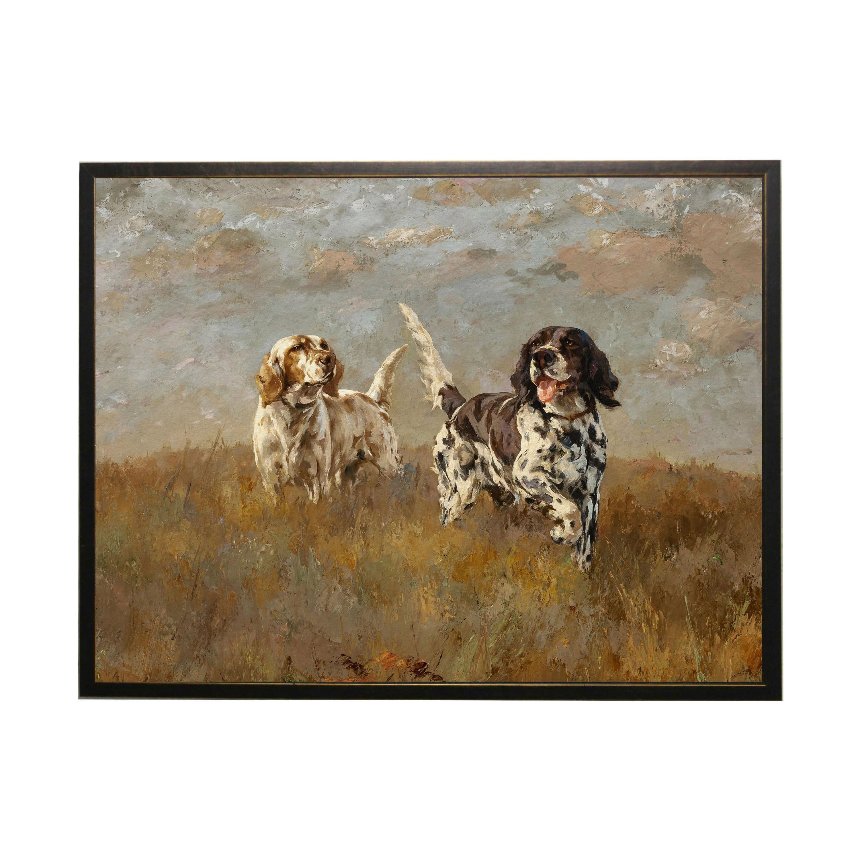 Winston Porter " Vintage Oil Reproduction Hunting Dogs " | Wayfair | Wayfair North America