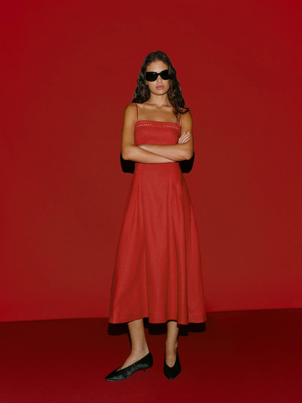 Pomona Linen Dress | Reformation (Global)