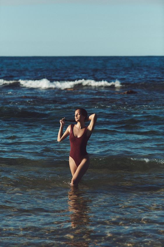TEXTURED SWIMSUIT | Zara US