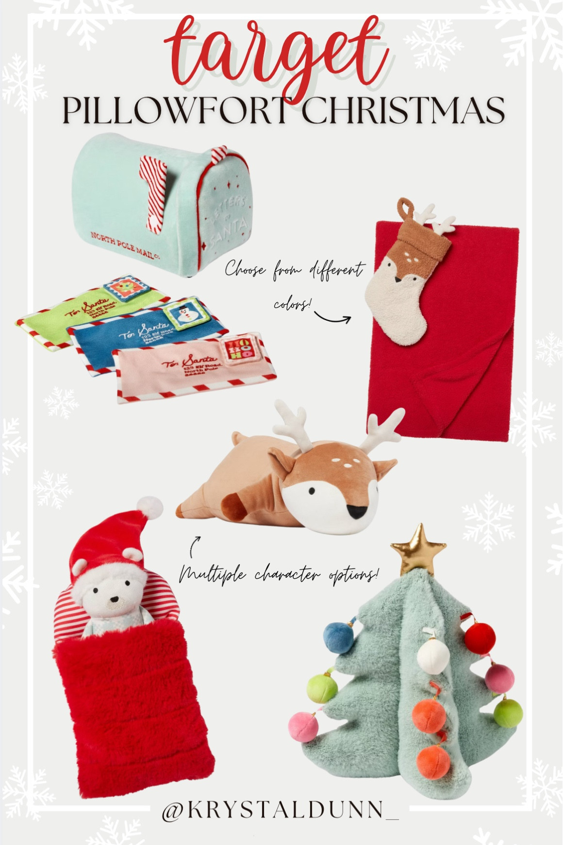 Target’s Pillowfort Christmas decor is here and it’s too cute to pass up!

Christmas tree, letters to Santa, plush, reindeer, polar bear, mouse, snowman, gingerbread, sleeping bag, stocking, blankets, play pretend

#LTKKids #LTKHoliday #LTKFindsUnder50