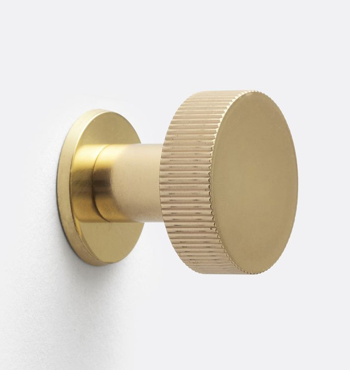 West Slope Cabinet Knob with Round Backplate | Rejuvenation
