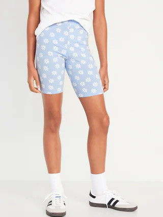 Long Biker Shorts for Girls | Old Navy (US)