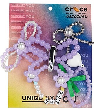 Crocs Girls' Purple Meta Jibbitz� Charms 5-Pack | Dillard's