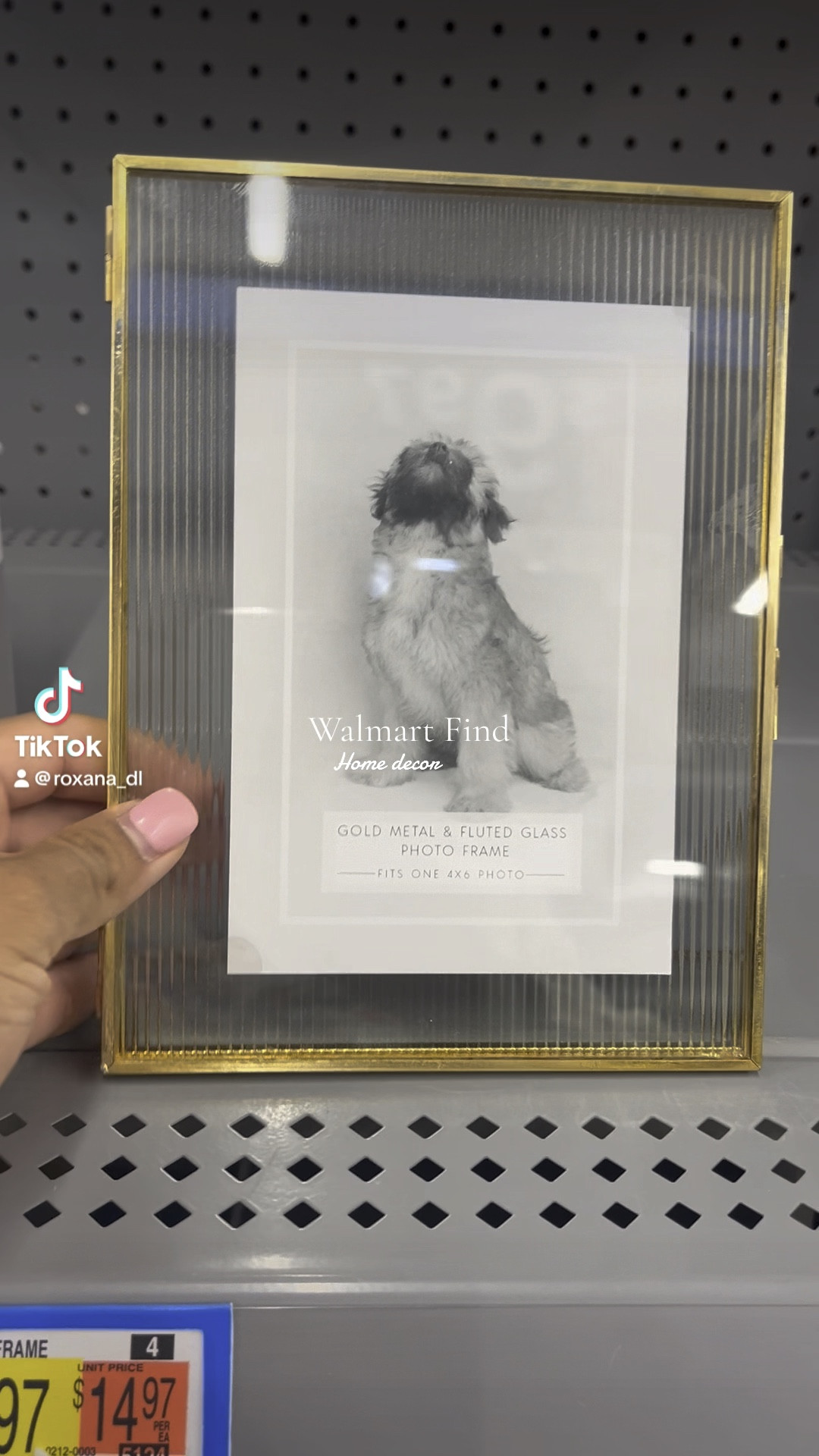 How cute is this picture frame from Walmart!! ✨

#LTKhome #LTKVideo