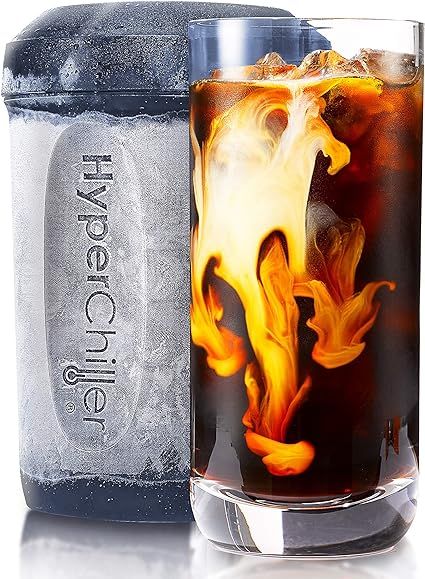 HyperChiller HC2BG Patented Instant Coffee/Beverage Cooler, Ready in One Minute, Reusable for Ice... | Amazon (US)
