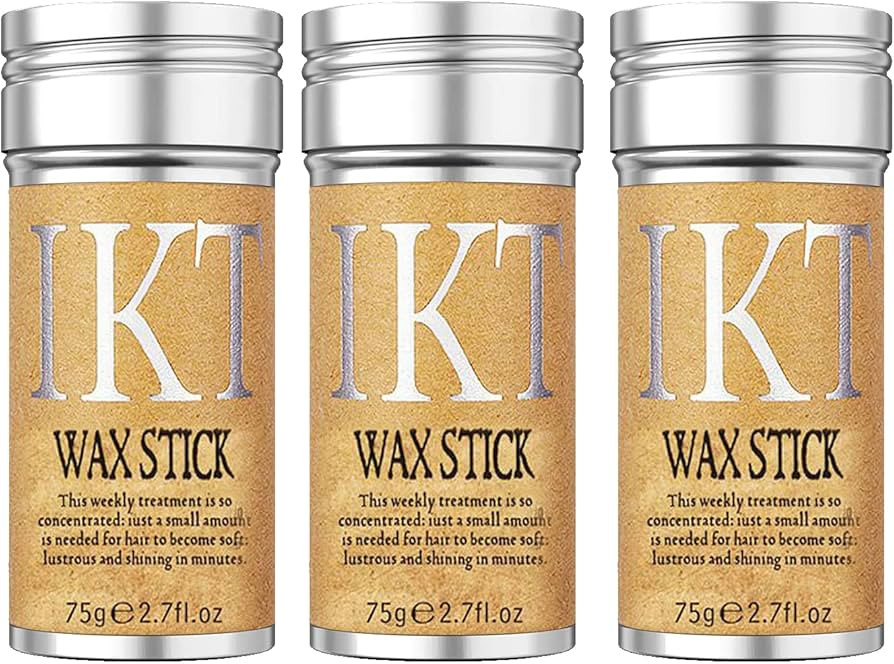 AnWoor Wax Stick for Hair, 3PCS Hair Wax Stick, Hair Gel Stick, Slick Back Hair Stick, Hair Slick... | Amazon (US)