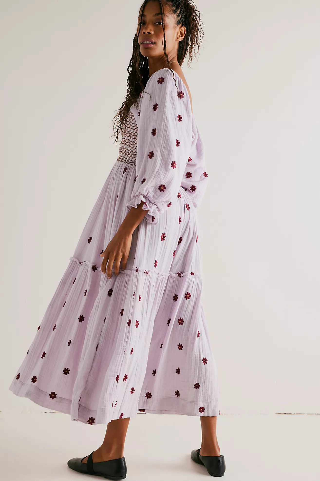 Dahlia Embroidered Maxi Dress | Free People (Global - UK&FR Excluded)