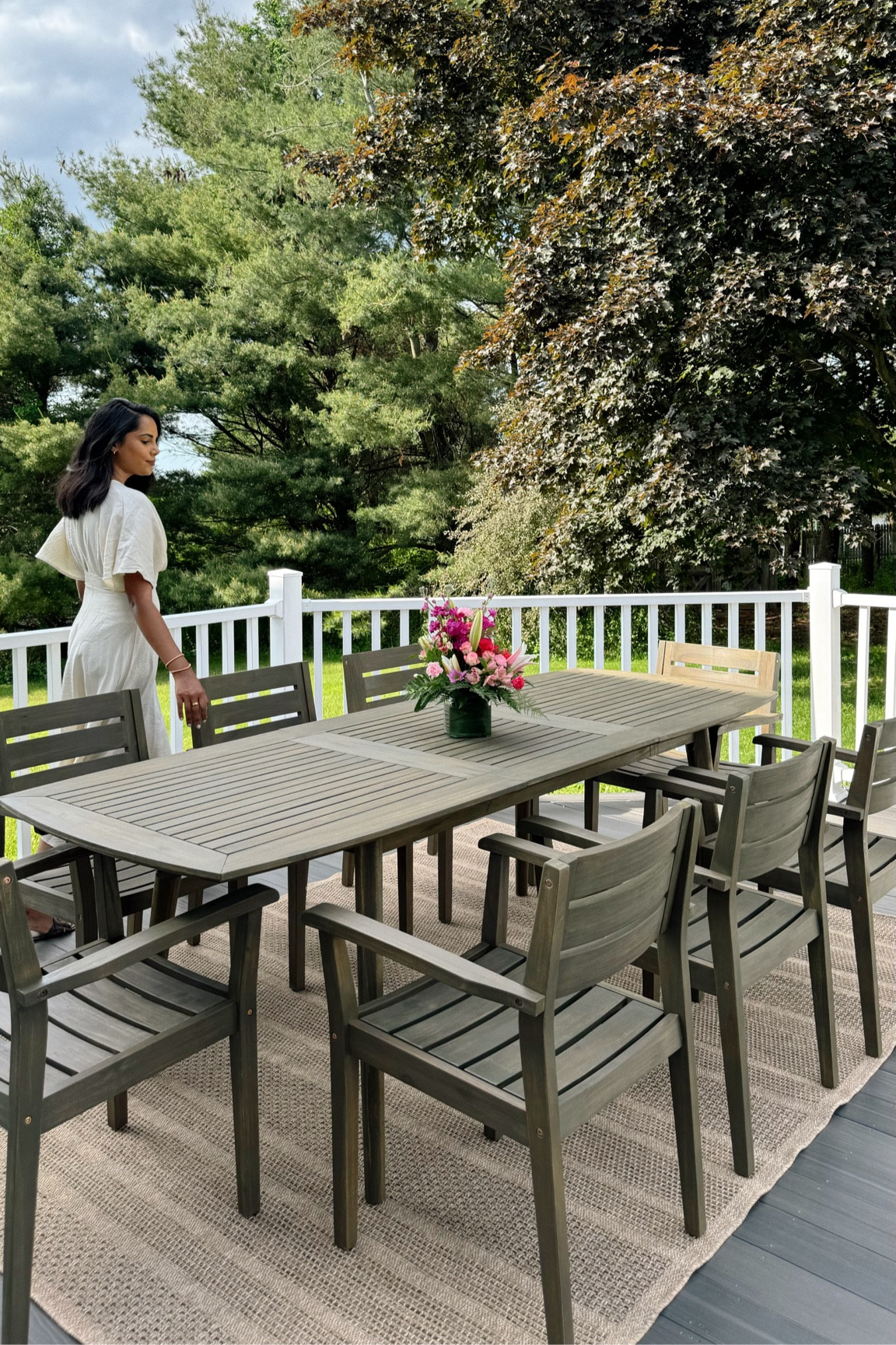 The perfect outdoor dining table set for the summer! 

#LTKSeasonal #LTKHome #LTKSummerSales