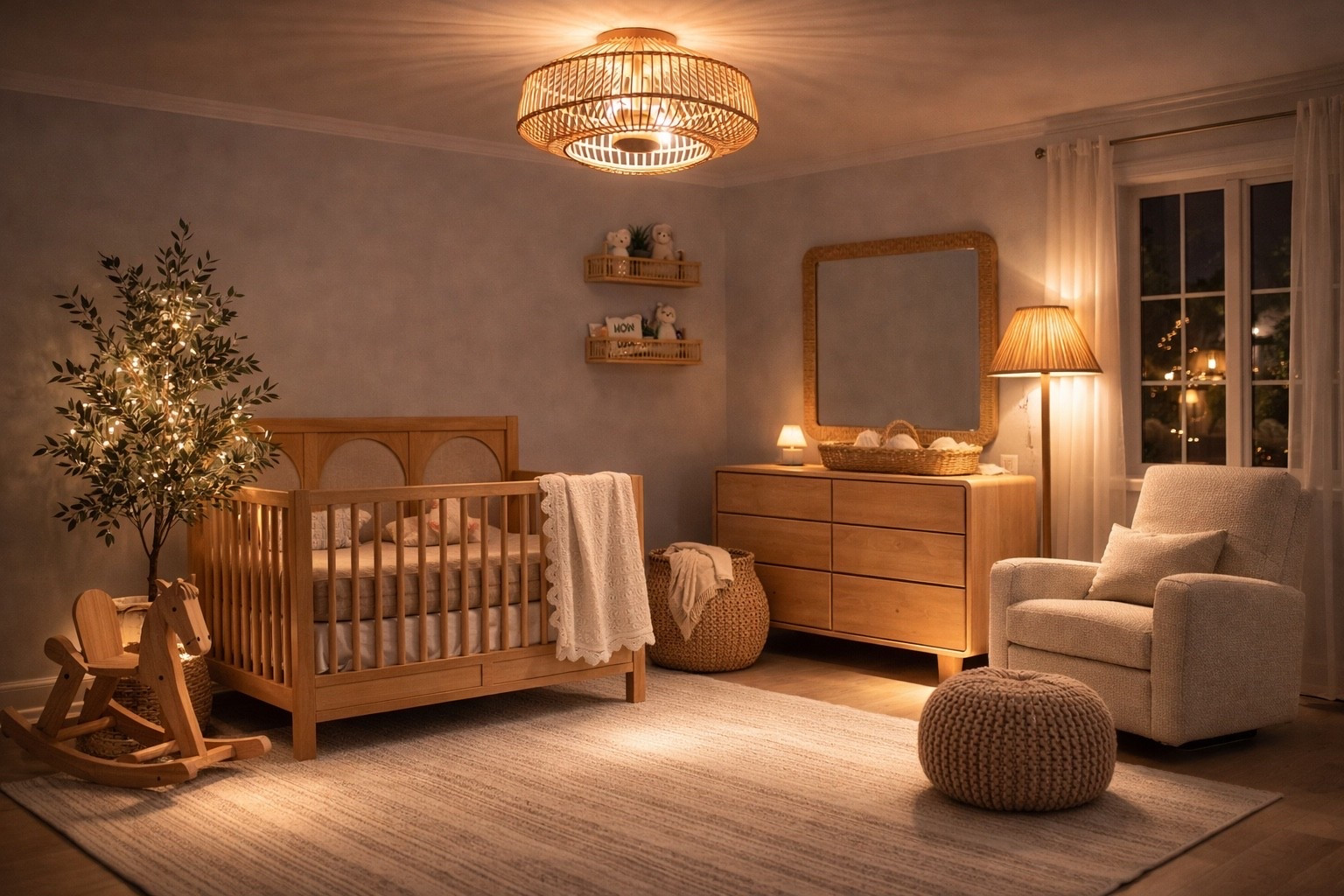 Everything in this cozy neutral nursery is from Amazon 🤍✨
From the crib to the decor, I found the perfect pieces to create a warm, elevated baby space without overspending.

The soft textures, natural wood tones, and warm lighting make this feel so calm and inviting 🫶

Everything is linked ✨


#LTKBaby #LTKU #LTKHome