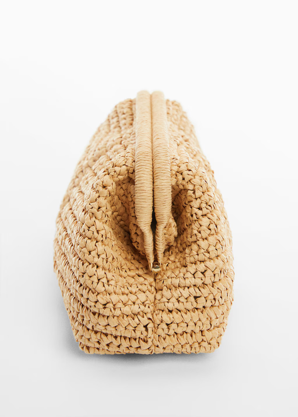 Rattan clutch bag -  Woman | Mango Canada | Mango Canada