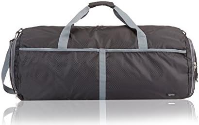 AmazonBasics Packable Travel Gym Duffel Bag - 27 Inch, Black | Amazon (US)