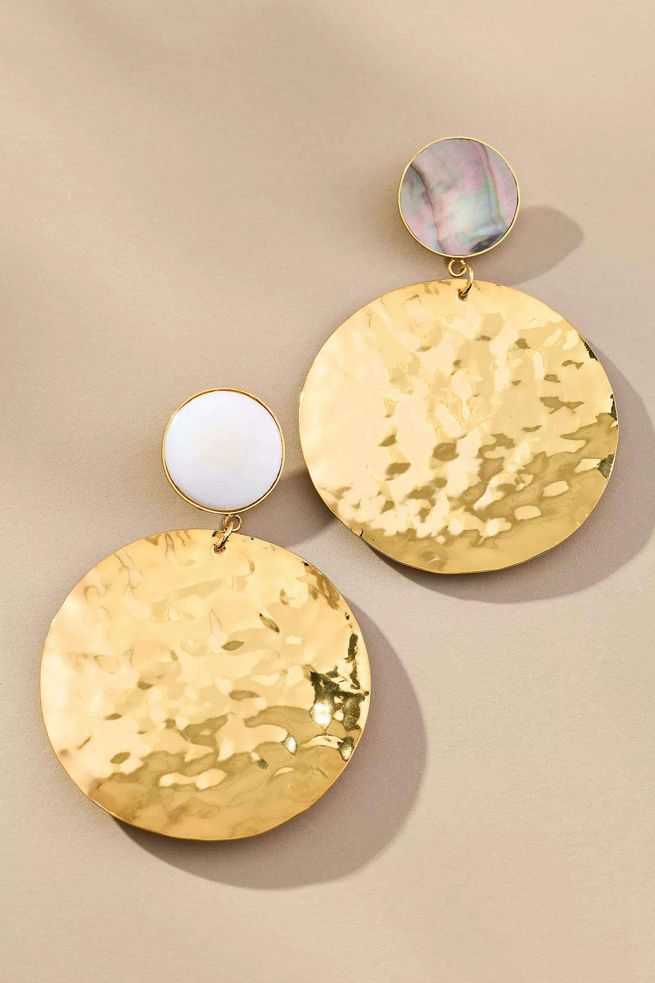 Ortus Luna Circle Drop Earrings | Anthropologie (US)
