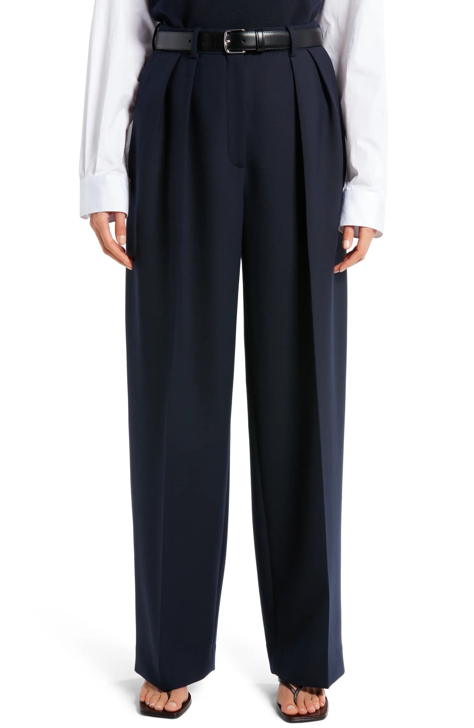 The Row Igor Stretch Wool Pants | Nordstrom | Nordstrom