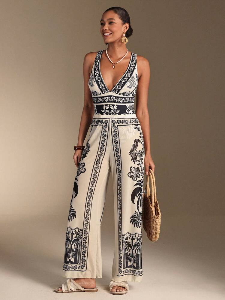 Palm Beach Swimsuit  | SHEIN