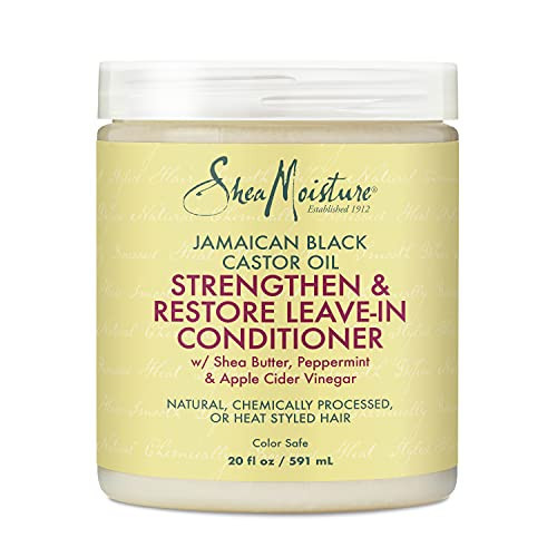 SheaMoisture Leave In Conditioner Conditioner For Hair Jamaican Black Castor Oil To Soften and Detangle Hair 20 oz | Amazon (US)
