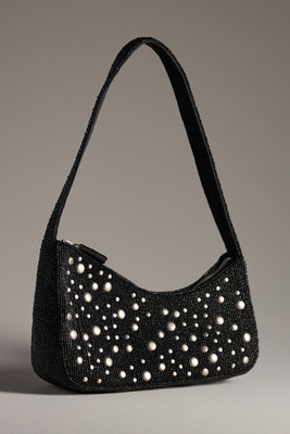 Asymmetric Beaded Shoulder Bag | Anthropologie (US)