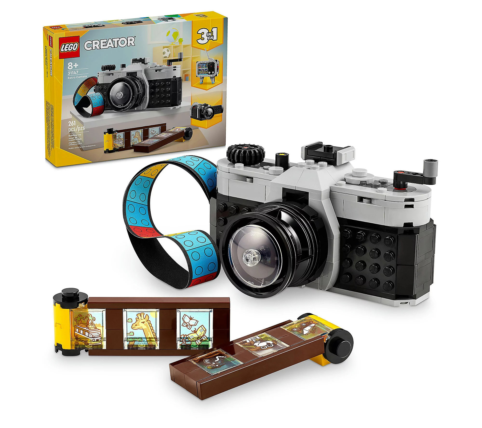 LEGO Creator Retro Camera 3-in-1 Toy Set | QVC