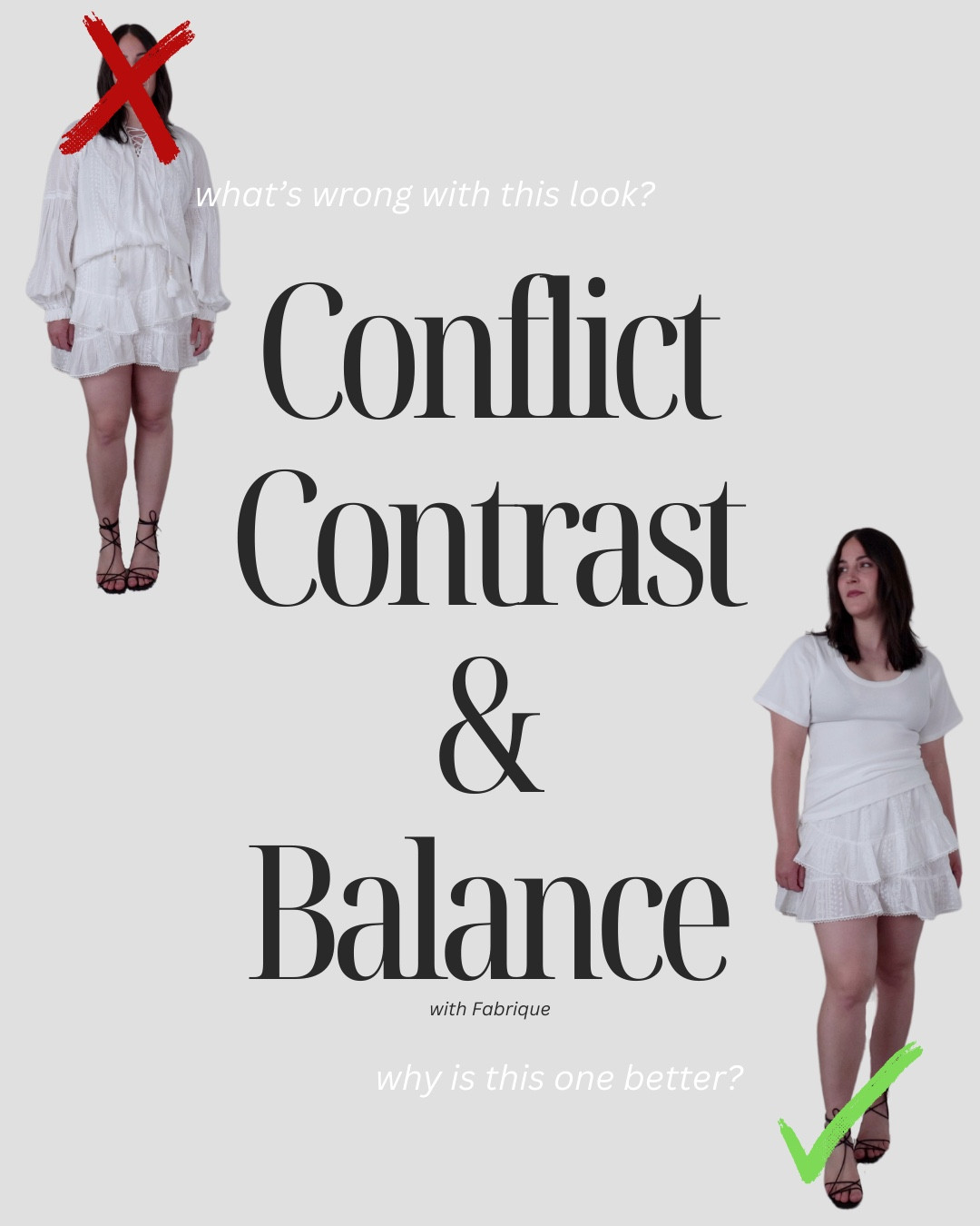 Ever put on an outfit and think, “This should work… but something’s just off”? 😅
Here are 3 styling tools that help me fix those moments every time:
- Conflict
- Contrast
- Balance
All of the Fabrique pieces shown in this post were gifted (thank you @fabrique.official 🤍), and I genuinely love how thoughtful the design and fit of each piece is. If you want to try something for yourself, you can use code ALYSSA for 15% off.
Which tip was your favorite?
Save this post for your next outfit SOS and send it to a friend who needs it too 💌
#gifted #stylingtips #conflictcontrastbalance #fabrique #fashioneducation #outfitformulas #personalstylejourney #capsulewardrobe

