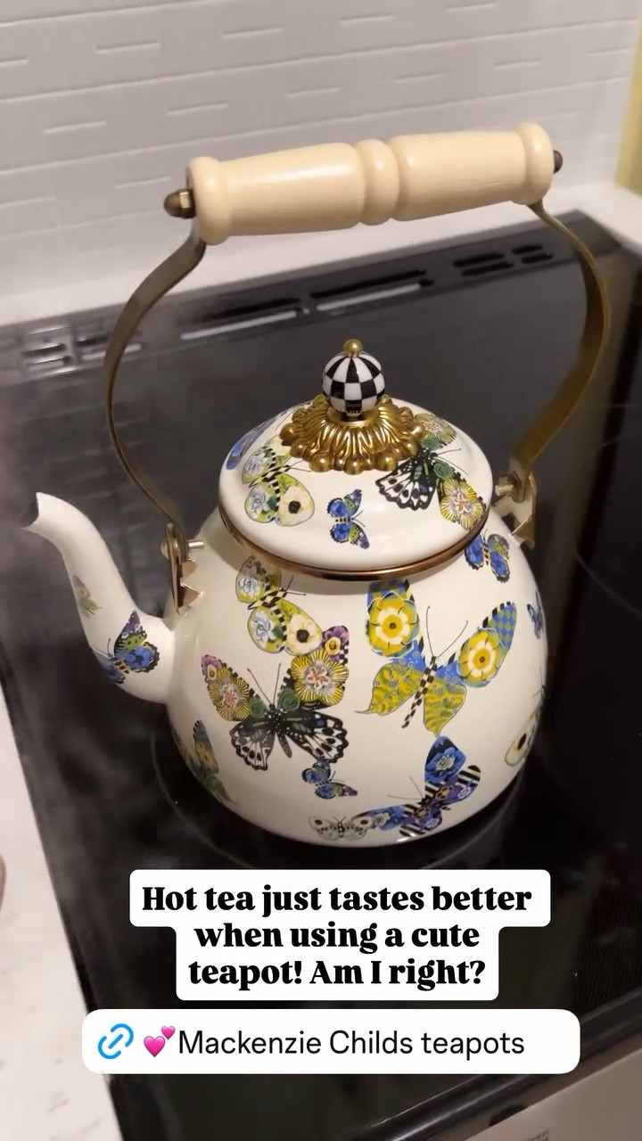 Hot tea just tastes better when using a cute teapot! Am I right?

#mackenziechilds #teakettle #cozy #christmasgiftideas

#LTKHome #LTKHoliday #LTKGiftGuide
