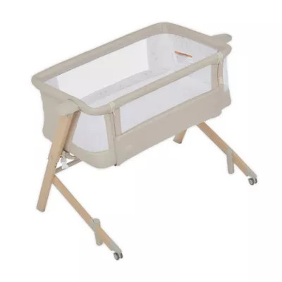 Evolur Stellar Bedside Bassinet in Biege | buybuy BABY | buybuy BABY