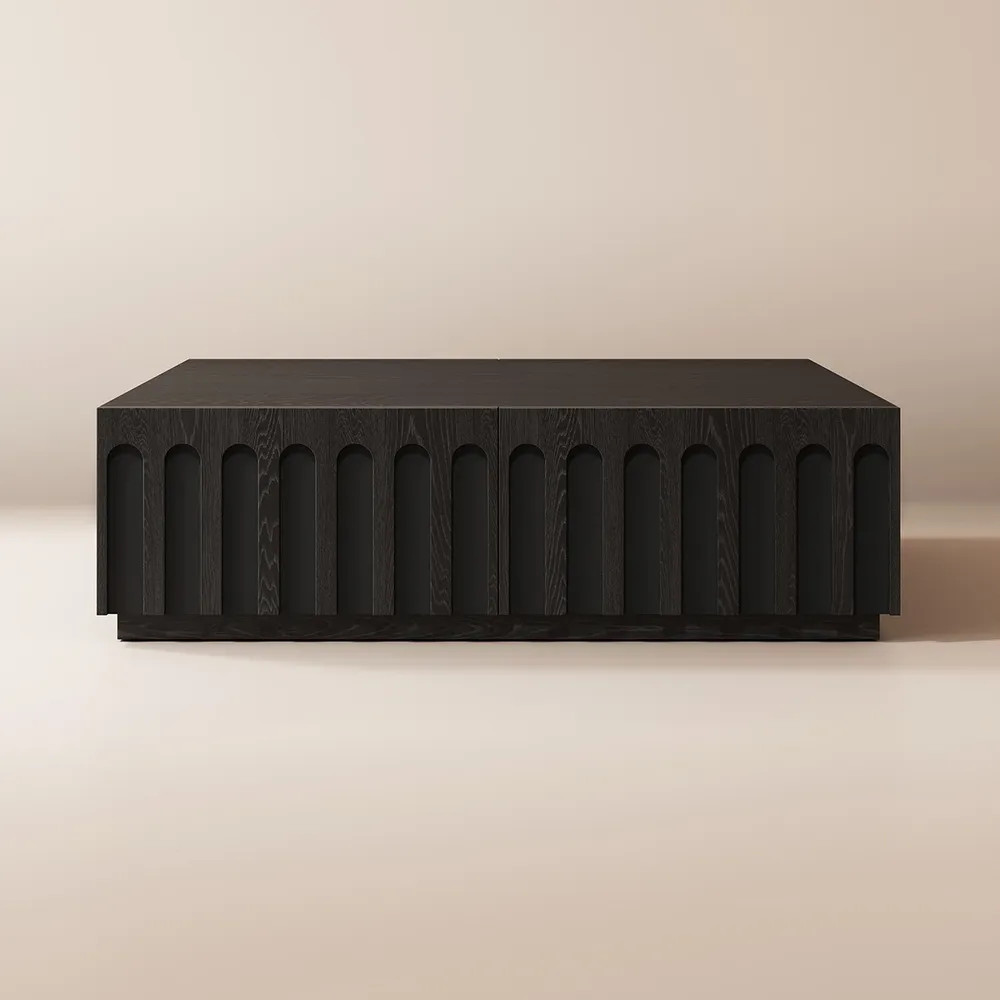 Vidar Square Wood Coffee Table, 35" | Hernest